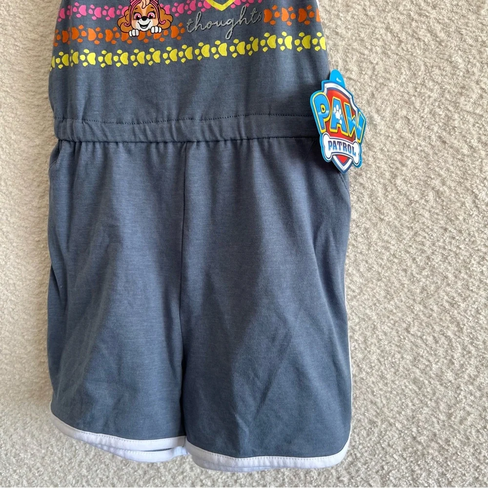Paw Patrol NWT Kids One‎ Piece Blue Romper Think Happy Thoughts Size 6